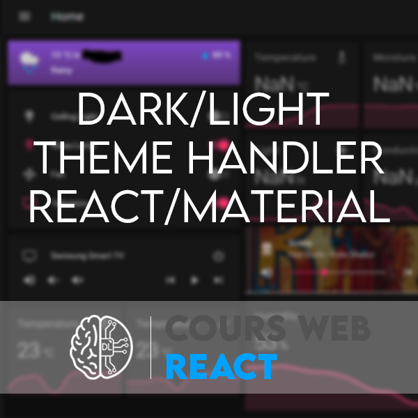 react dark light theme material